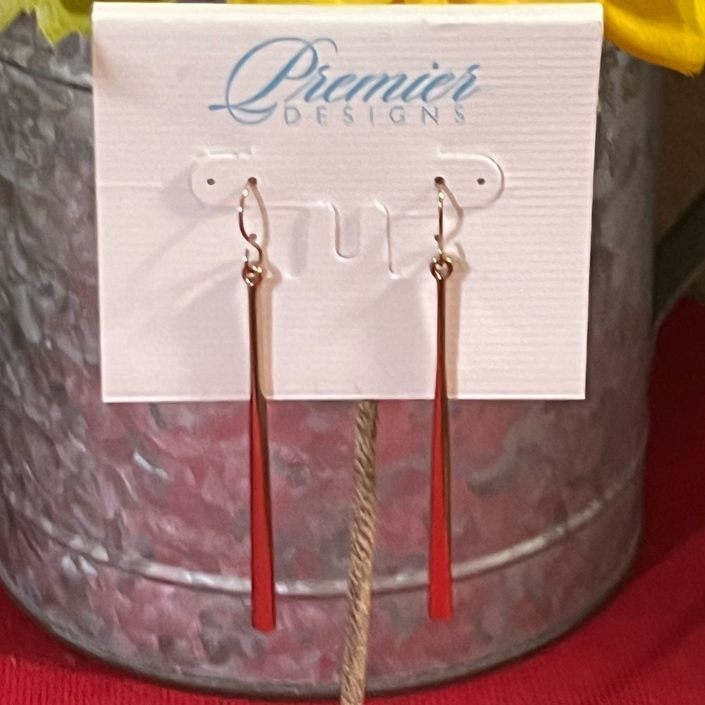 Premier Designs Rose Gold stiletto , Earrings #PDER1